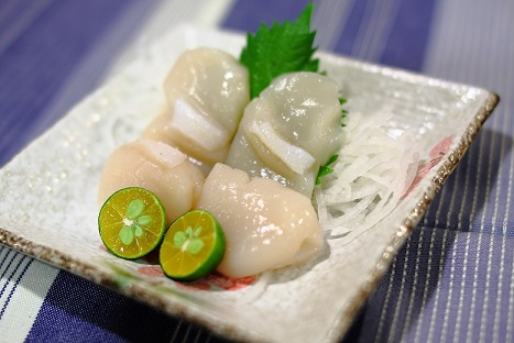 日本生食干貝